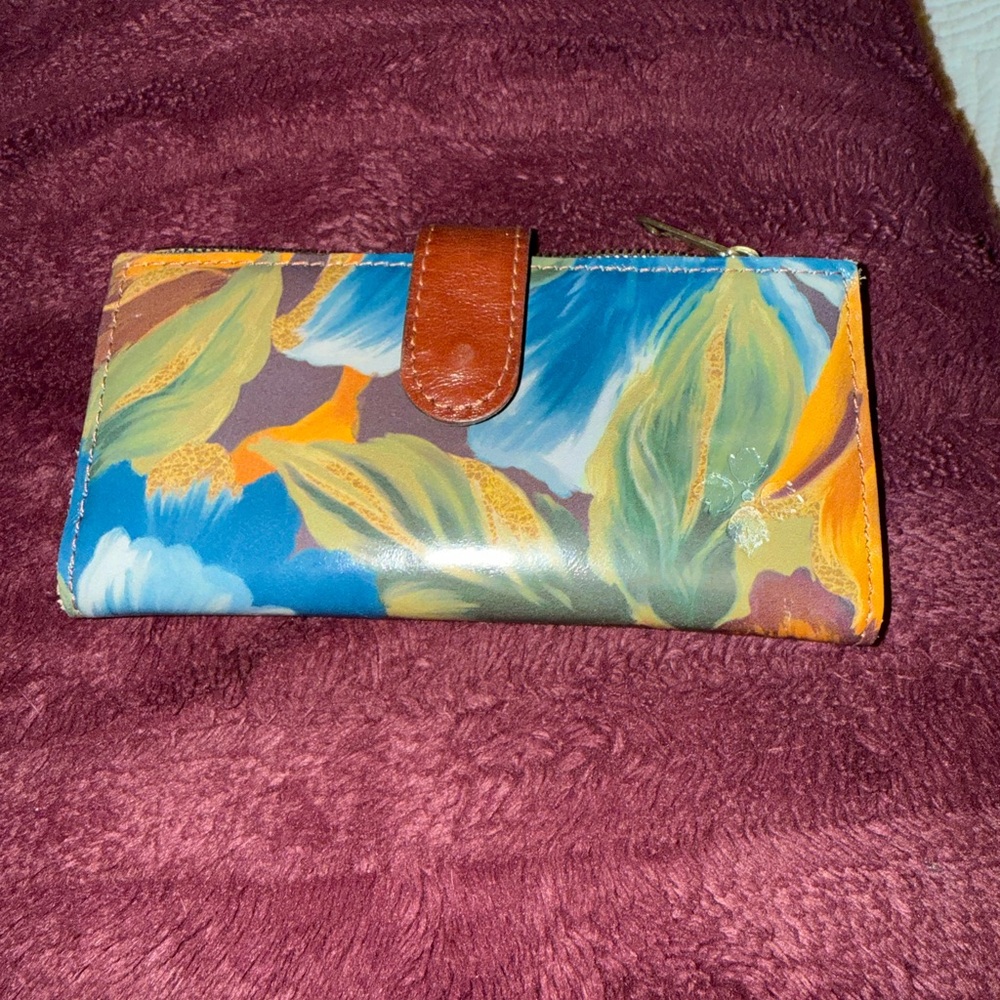 Patricia Nash Nazari Bifold Wallet Multicolor Floral Wallet